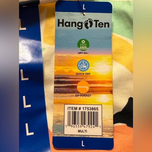 Hang Ten SunRay Long Sleeve Sun Tee L - Picture 14 of 14